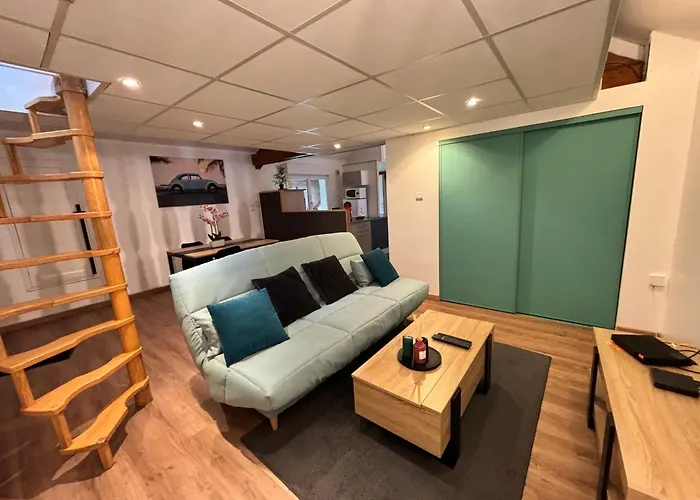 Mini-Loft, Terrasse 24M2, Internet Haut-Debit, Garage Prive Et Place De Parking