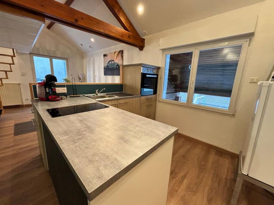 Mini-Loft, Terrasse 24M2, Internet Haut-Debit, Garage Prive Et Place De Parking Apartment Audincourt